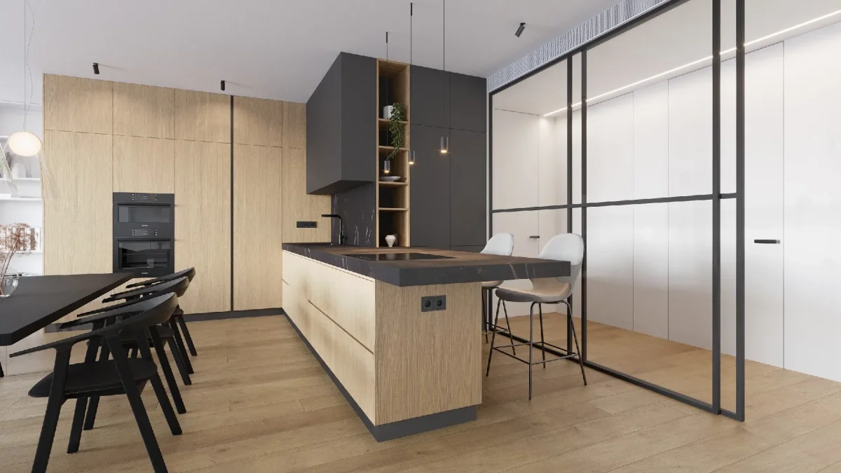Interiér bytu, design Tereza Janků